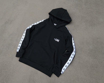 Legacy Tape Hoodie – Jet Black