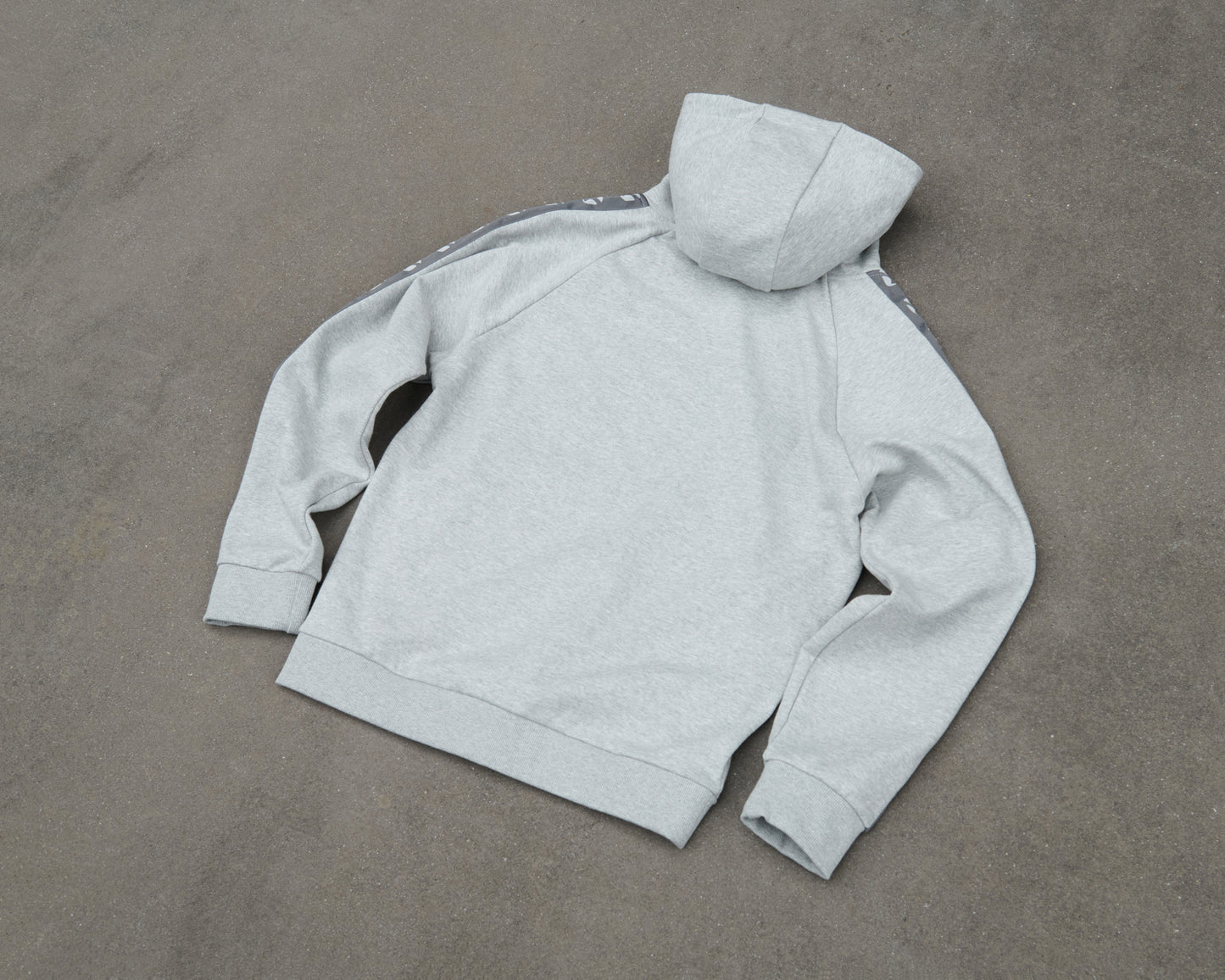 Legacy Tape Hoodie — Frost Grey