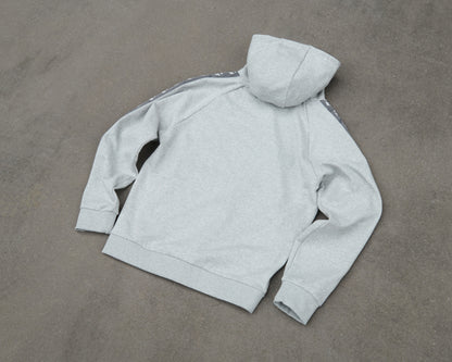 Legacy Tape Hoodie — Frost Grey