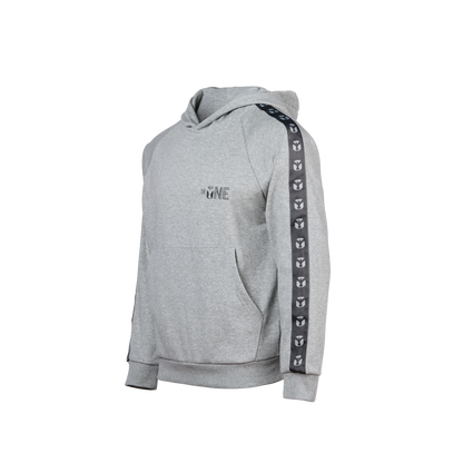 Legacy Tape Hoodie — Frost Grey