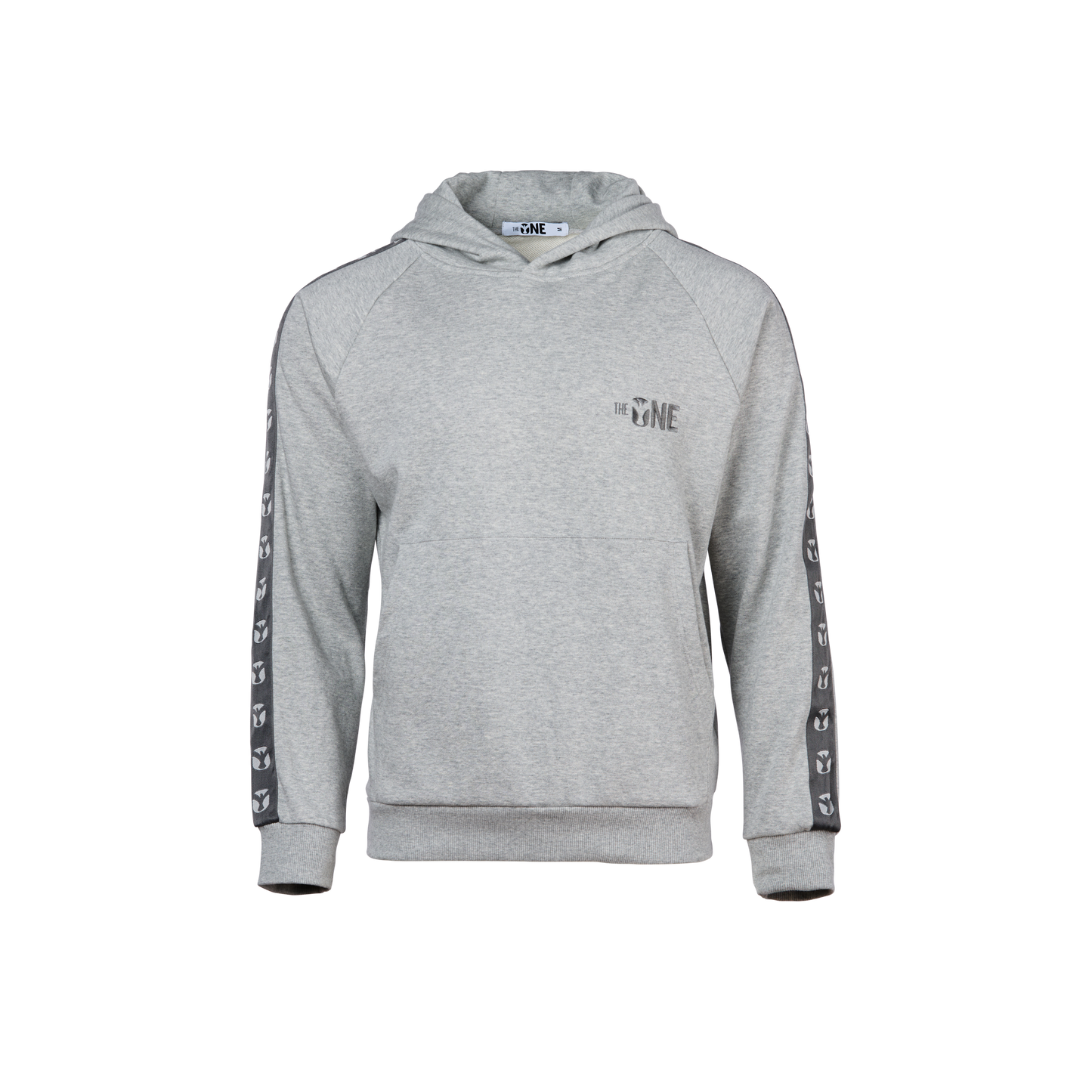 Legacy Tape Hoodie — Frost Grey