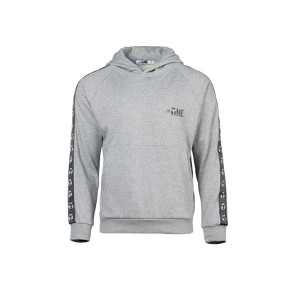 Legacy Tape Hoodie — Frost Grey