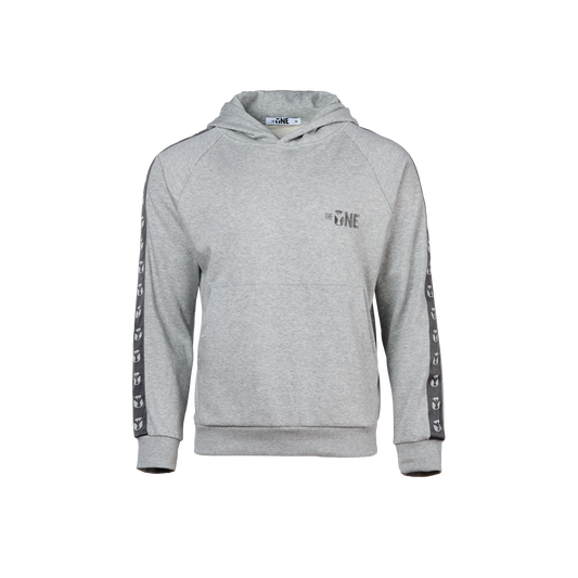Legacy Tape Hoodie — Frost Grey