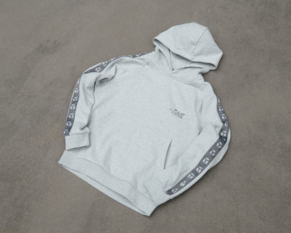 Legacy Tape Hoodie — Frost Grey