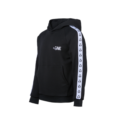 Legacy Tape Hoodie – Jet Black